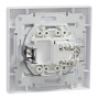 Розетка комп'ютерна з RJ45 UTP кат.5Е Asfora біла ABS [EPH4300121] Шнейдер Електрік