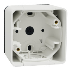 Одноместный бокс для поверхностного монтажа IP55 белый [MUR39911] SEBSПП Mureva Styl Schneider Electric