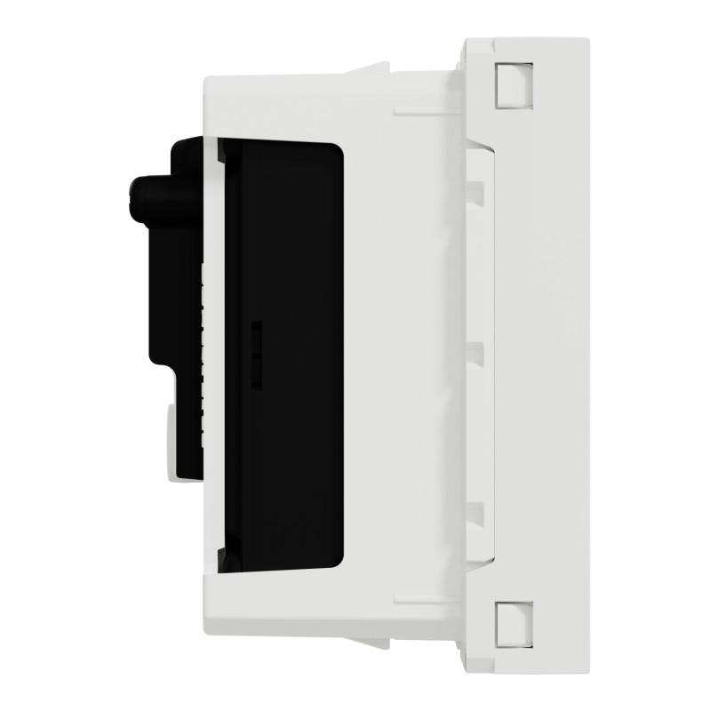 Розетка TV R конечная Белый 45х45х28mm ABS-UV [NU345218] Unica New Schneider Electric