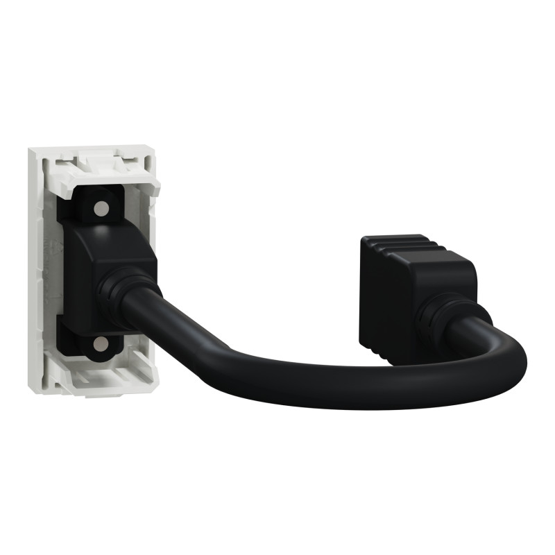 Розетка HDMI 1 модуль біла [NU343018] ABS-UV Unica New Шнейдер Електрік