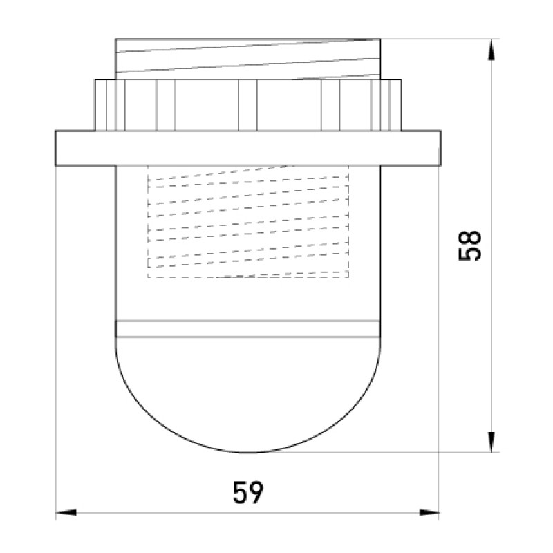 Патрон E27 електричний з гайкою 57х40mm пластик чорний [s9100007] e.lamp socket with nut.e27.pl.black E.NEXT