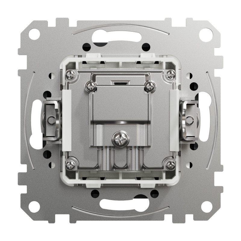 Розетка R/TV/SAT конечная 4дБ черный 73х73х41mm ABS-UV [SDD114481] Sedna Design & Elements Schneider Electric