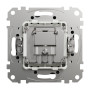 Розетка R/TV/SAT конечная 4дБ черный 73х73х41mm ABS-UV [SDD114481] Sedna Design & Elements Schneider Electric