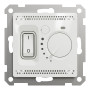 Термостат теплої підлоги 16A білий [SDD111507] ABS-UV Sedna Design&Element Шнейдер Електрік