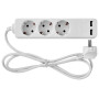 Удлинитель с usb-зарядкой 1.5м с з/к 3 гнезда без выключателя baby protect [s042128] e.es.3.1.5.z.b.2.usb E.NEXT