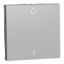 Вимикач 16А Алюміній 45х45х37,75mm ABS-UV [NU326230] Unica New Schneider Electric