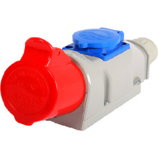Монтажный набор розетки 1x16А 400В 3Р+N+PE, 1x16А 250В 2P+PE [175] E.NEXT