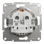 Розетка с ж/к и крышкой ASFORA 71x71x42mm белый [EPH3170121] Schneider Electric