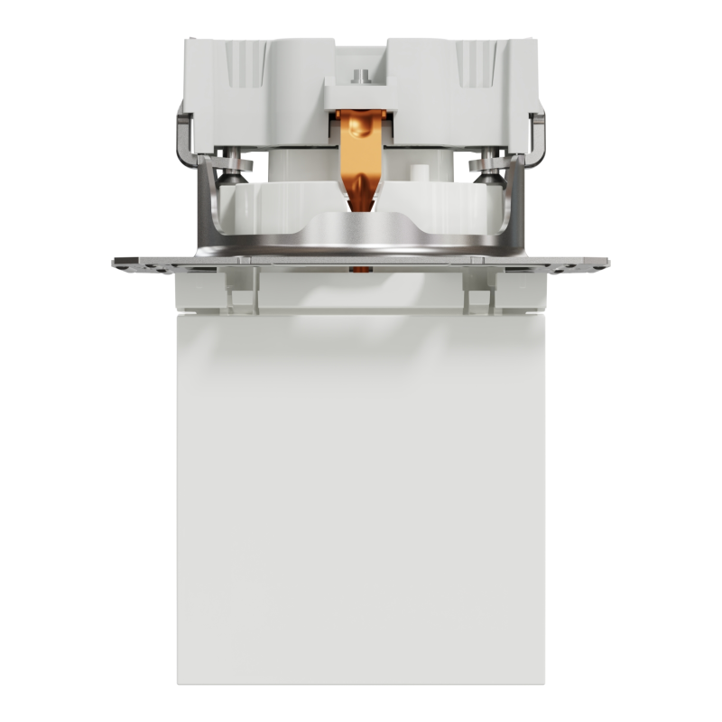 Розетка с ж/к и крышкой ASFORA 71x71x42mm белый [EPH3170121] Schneider Electric