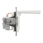 Розетка с ж/к и крышкой ASFORA 71x71x42mm белый [EPH3170121] Schneider Electric