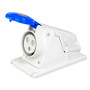 Силовая розетка 2P+E 32А 230В стационарная IP44 синяя [GW62488] IEC 309 HP GEWISS