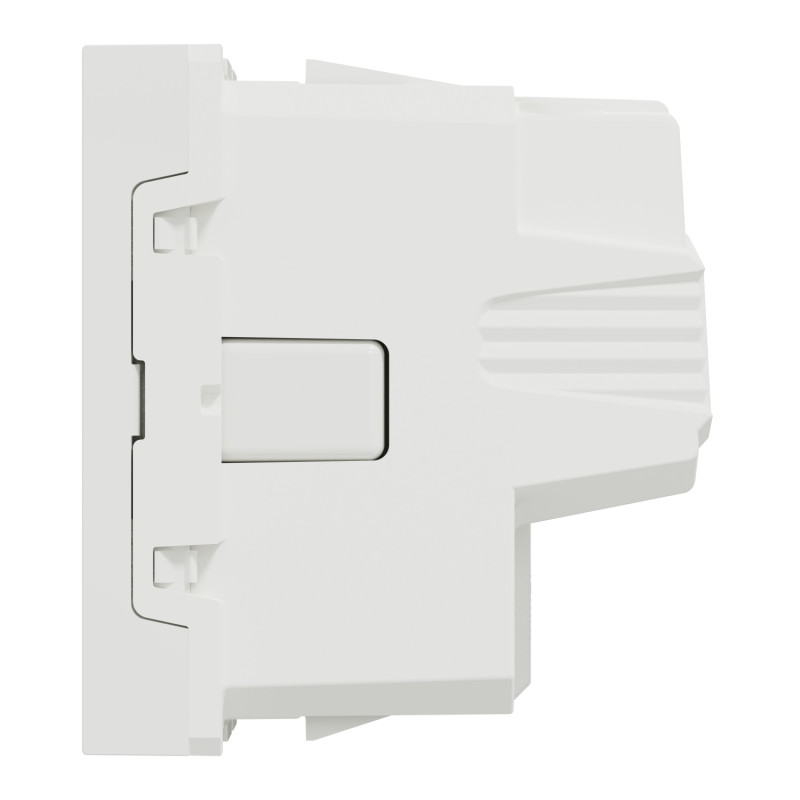 Розетка с з/к и шторками 16А Белый 45х45х40mm PC [NU303618] Unica New Schneider Electric