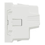 Розетка с з/к и шторками 16А Белый 45х45х40mm PC [NU303618] Unica New Schneider Electric