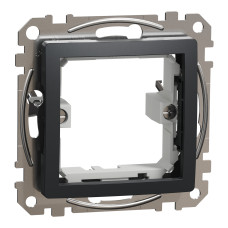 Адаптор 45х45 для Unica New черный 42х73х73mm ABS-UV [SDD114905] Sedna Design & Elements Schneider Electric
