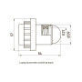 Патрон E27 з гайкою 53х45mm бакелітовий чорний [s9100008] e.lamp socket with nut.e27.bk.black E.NEXT