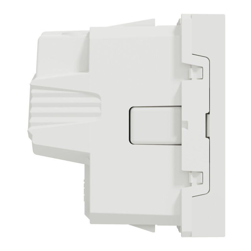 Розетка с з/к и шторками 16А Белый 45х45х40mm PC [NU303618] Unica New Schneider Electric