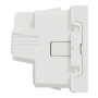 Розетка с з/к и шторками 16А Белый 45х45х40mm PC [NU303618] Unica New Schneider Electric