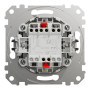 Кнопочный двухклавишный выключатель Белый 73х73х37mm ABS-UV [SDD111118] Sedna Design & Elements Schneider Electric