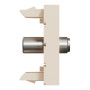Розетка Coaxial F-type 1 модуль бежевая [NU346844] ABS-UV Unica New Шнейдер Электрик