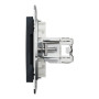 Розетка компьютерная RJ45 UTP кат.5Е Asfora черная ABS [EPH4400171] Шнейдер Электрик