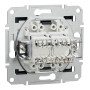 Розетка компьютерная RJ45 UTP кат.5Е Asfora черная ABS [EPH4400171] Шнейдер Электрик