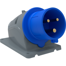 Вилка стаціонарна сси-523 32А-6ч/200-250В 2Р+ре ip44 Magnum, іек [psn51-032-3]