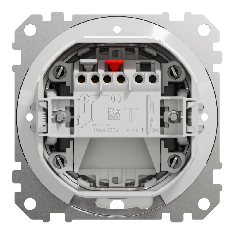 Одноклавишный выключатель IP44 Бежевый 73х73х38mm ABS-UV [SDD212101] Sedna Design & Elements Schneider Electric