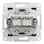 Розетка компьютерная RJ45 UTP кат.5Е Asfora черная ABS [EPH4400171] Шнейдер Электрик