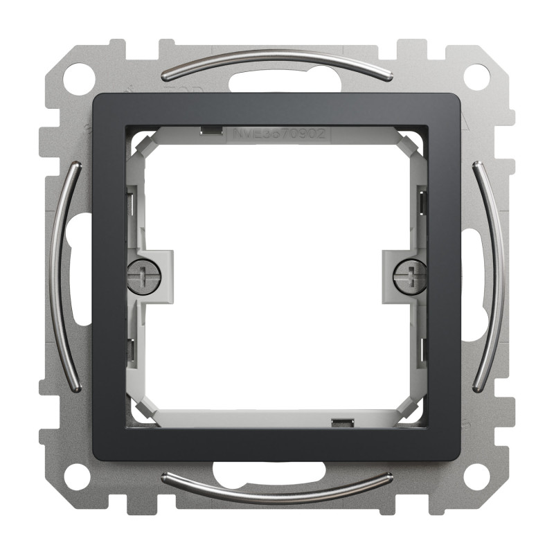 Адаптор 45х45 для Unica New черный 42х73х73mm ABS-UV [SDD114905] Sedna Design & Elements Schneider Electric