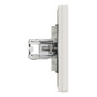 Розетка компьютерная с рамкой RJ45 UTP кат.5Е Asfora слоновая кость ABS [EPH4300123] Шнейдер Электрик
