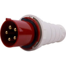 Силовая вилка 3P+N+PE 125А 380В переносная IP67 красная [p011012] E.NEXT e.plug.pro.5.125
