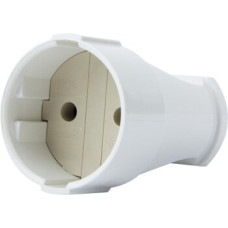 Розетка переносная без заземления 10А [p017001] E.NEXT e.socket.001.10.white