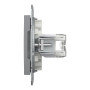 Розетка комп'ютерна RJ45 UTP кат.6 Asfora сталь ABS [EPH4800162] Шнейдер Електрік
