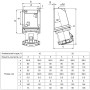 Силовая розетка 2P+PE 16А 250В стационарная IP67 полиамид синяя [A0080010143] UСombi АСКО