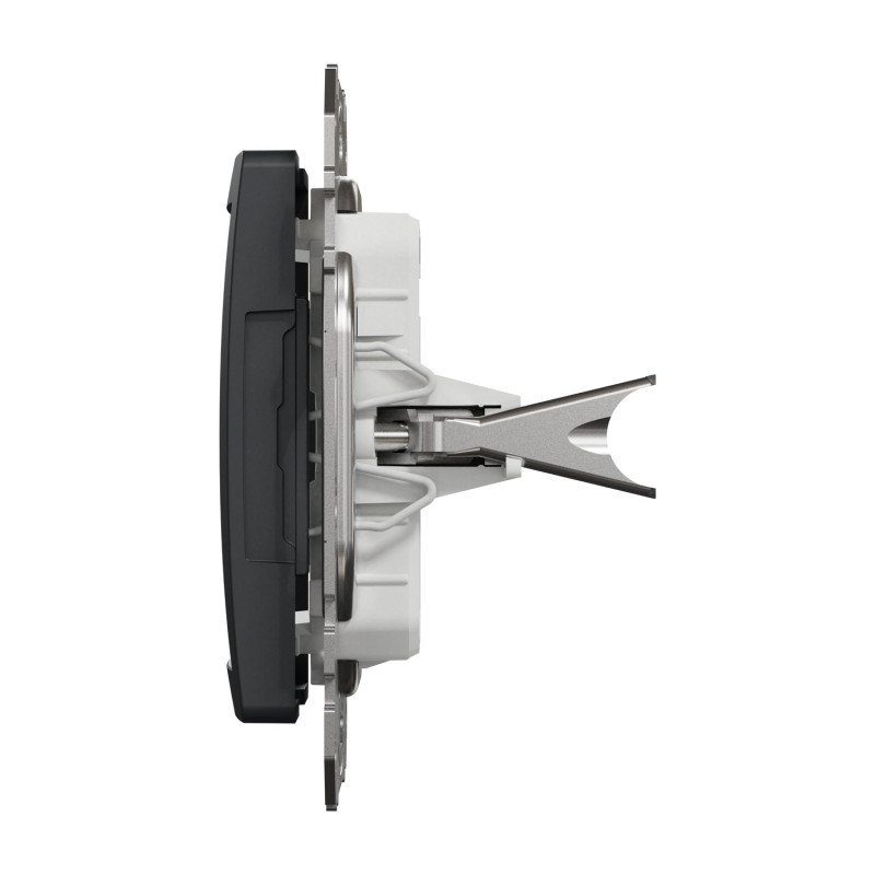 Адаптор 45х45 для Unica New черный 42х73х73mm ABS-UV [SDD114905] Sedna Design & Elements Schneider Electric