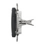 Адаптор 45х45 для Unica New черный 42х73х73mm ABS-UV [SDD114905] Sedna Design & Elements Schneider Electric