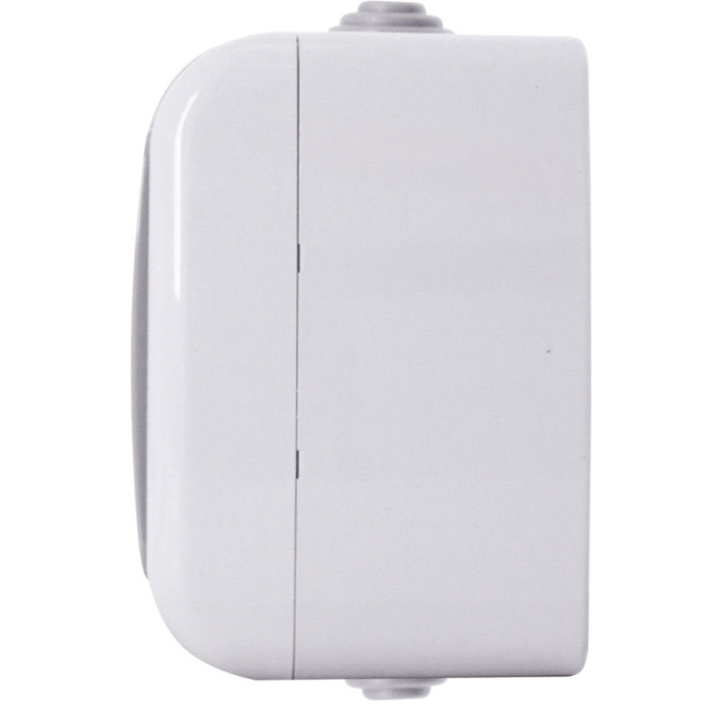 Розетка двойная с заземлением наружная IP54 серый [s035067] E.NEXT e.aqua.1232.grg