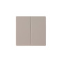 Клавиша двойная 61x61x8мм слоновая кость [ins0040018] e.lux.11021L.pn.ivory E.NEXT