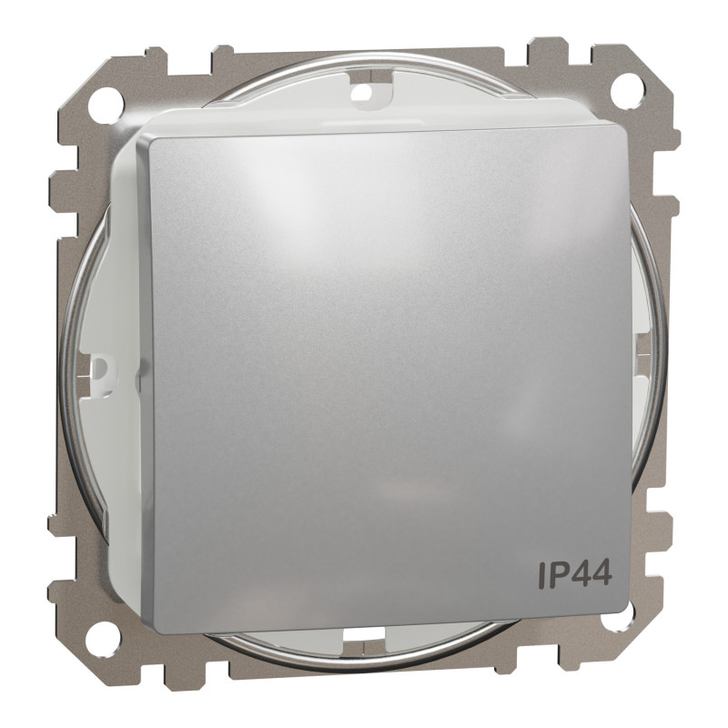 Одноклавишный переключатель IP44 алюминий [SDD213106] ABS-UV Sedna Design&Element Шнейдер Электрик