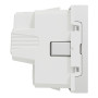 Розетка с з/к и шторками 16А Алюминий 45х45х40mm PC [NU303730] Unica New Schneider Electric