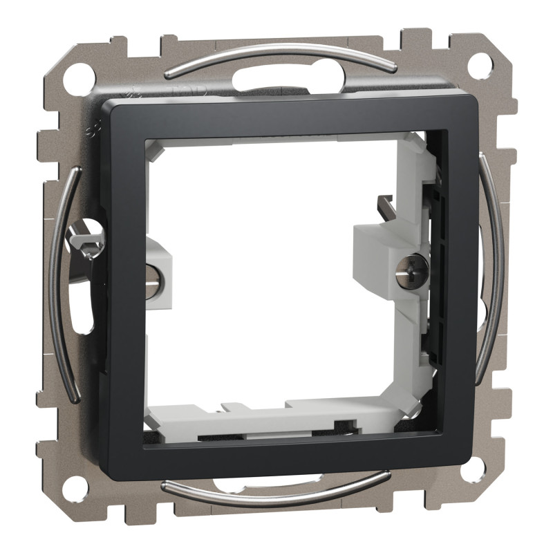 Адаптор 45х45 для Unica New черный 42х73х73mm ABS-UV [SDD114905] Sedna Design & Elements Schneider Electric