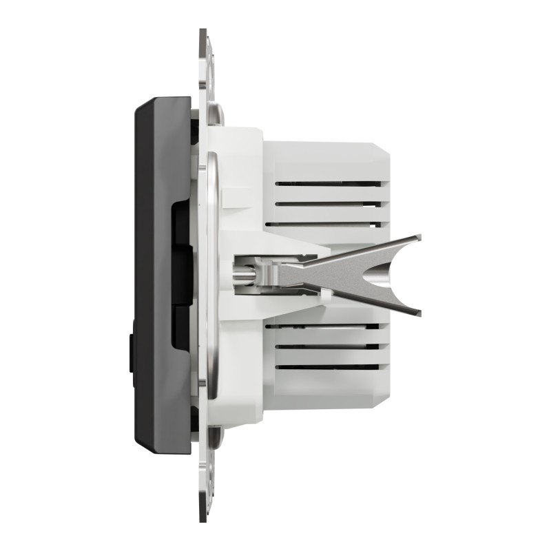 USB розетка А+С 2.4А Asfora ABS чорний [EPH2700371] Шнейдер Електрік