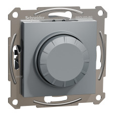 Поворотный LED диммер RC 3-370Вт ASFORA 83x83x47mm сталь [EPH6800162] Schneider Electric