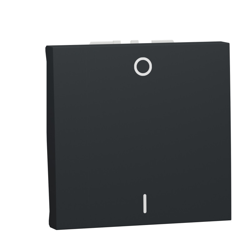 Выключатель 16А Черный 45х45х37,75mm ABS-UV [NU326254] Unica New Schneider Electric