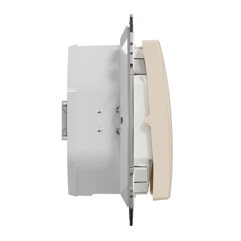 Одноклавишный выключатель IP44 Бежевый 73х73х38mm ABS-UV [SDD212101] Sedna Design & Elements Schneider Electric