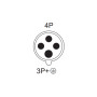 Силовая розетка 3P+PE 32А 415В переносная IP44 полиамид красная [A0080010124] UСombi АСКО