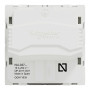Розетка с з/к и шторками 16А Алюминий 45х45х40mm PC [NU303730] Unica New Schneider Electric