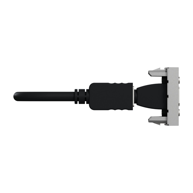 Розетка HDMI 1 модуль алюминий [NU343030] ABS-UV Unica New Шнейдер Электрик