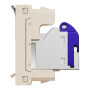 Розетка компьютерная RJ45 категория 6STP 2 модуля бежевая [NU344844] ABS-UV Unica New Шнейдер Электрик