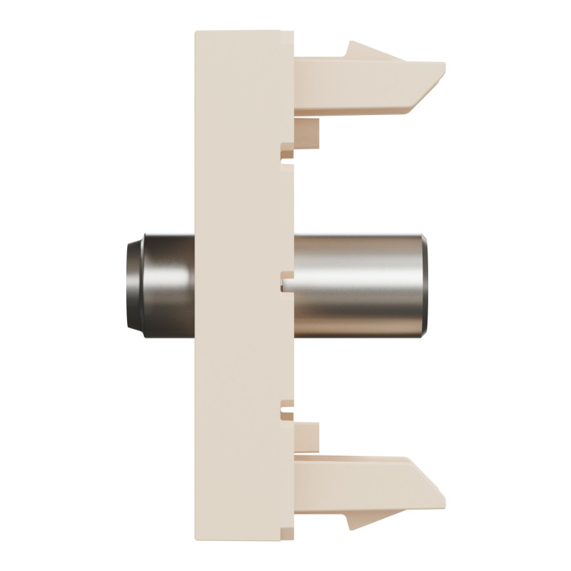 Розетка Coaxial F-type 1 модуль бежевая [NU346844] ABS-UV Unica New Шнейдер Электрик